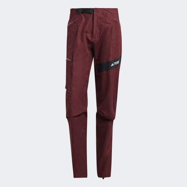 Adidas broek 2025 bordeaux rood