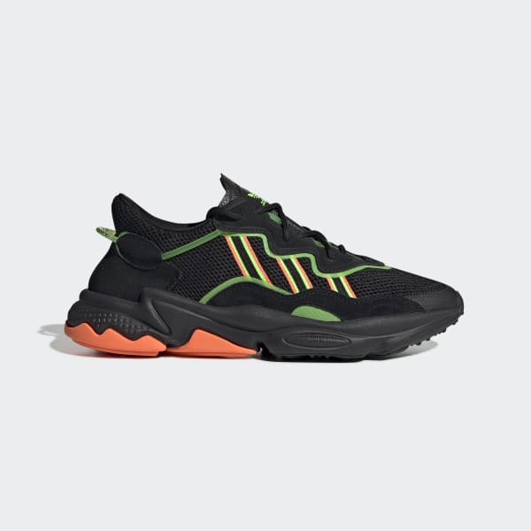 adidas ozweego black orange green