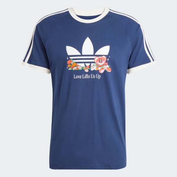 สีน้ำเงิน เสื้อยืด adidas Originals