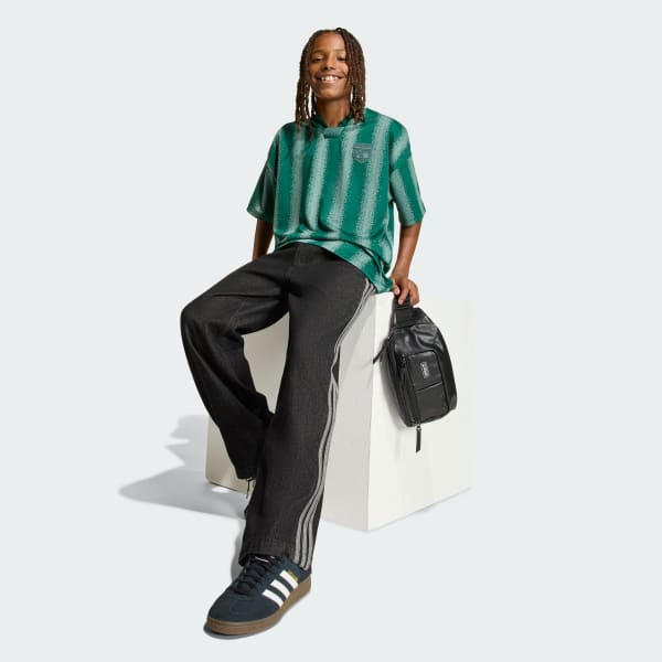 สีเขียว เสื้อยืดฟุตบอลโอเวอร์ไซส์ ADIDAS MINECRAFT