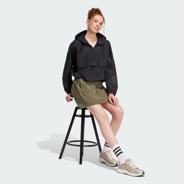 Schwarz Future Icons 3-Streifen Windbreaker