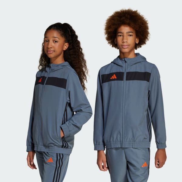 Flerfarvet Tiro 25 Essentials Woven Kids hættetrøje