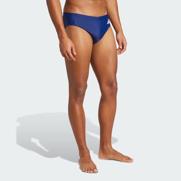 Blue Colorblock Swim Trunks