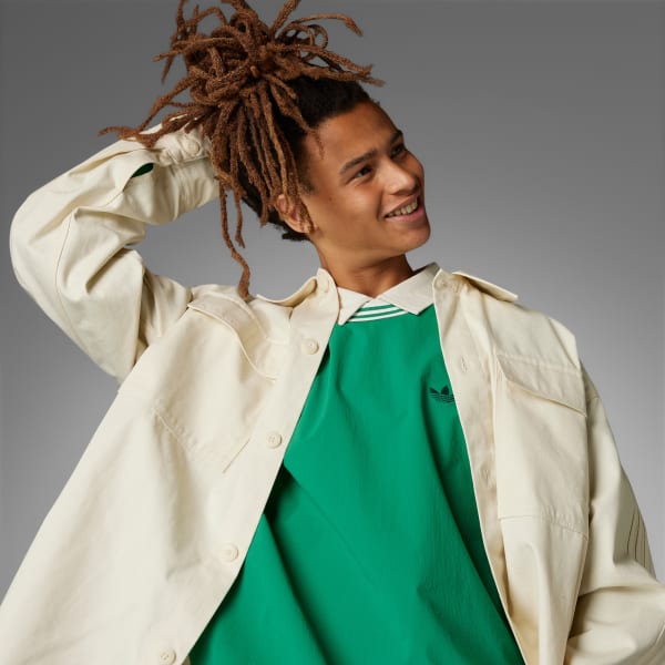 adidas Rolling Links Crewneck Sweatshirt - Green | Free