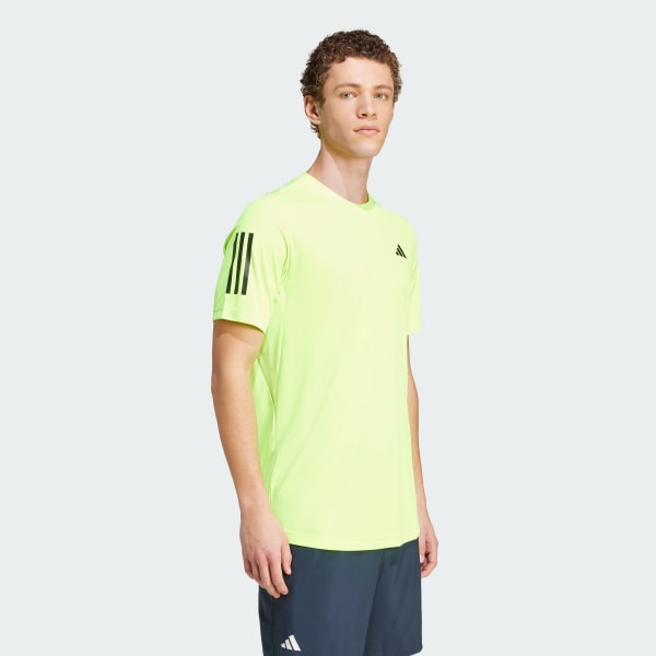 Green Club 3-Stripes Tennis Tee