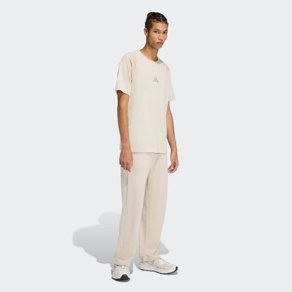 Beige PANTALÓN COLLEGIATE DE FELPA FRANCESA