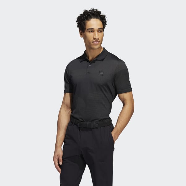 Svart Go-To Seamless Polo Shirt QY395