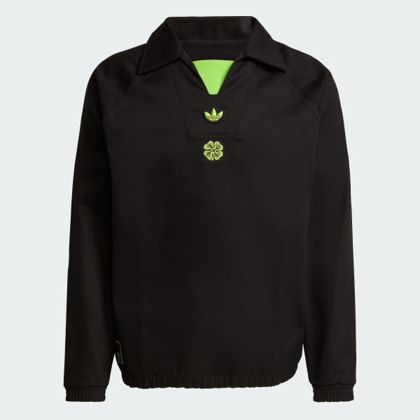 Schwarz Celtic FC Terrace Icons Trainingspullover