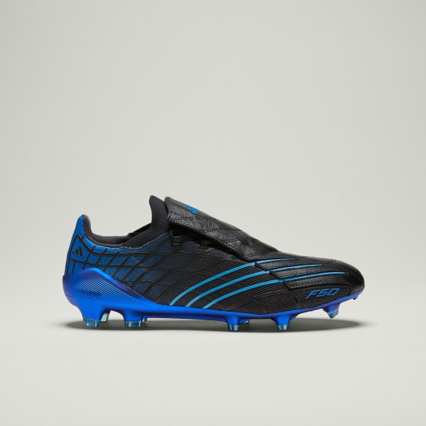 Azul Tacos de Fútbol F50 Elite Spider para Terreno Firme
