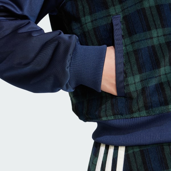 Adidas tartan jacket top