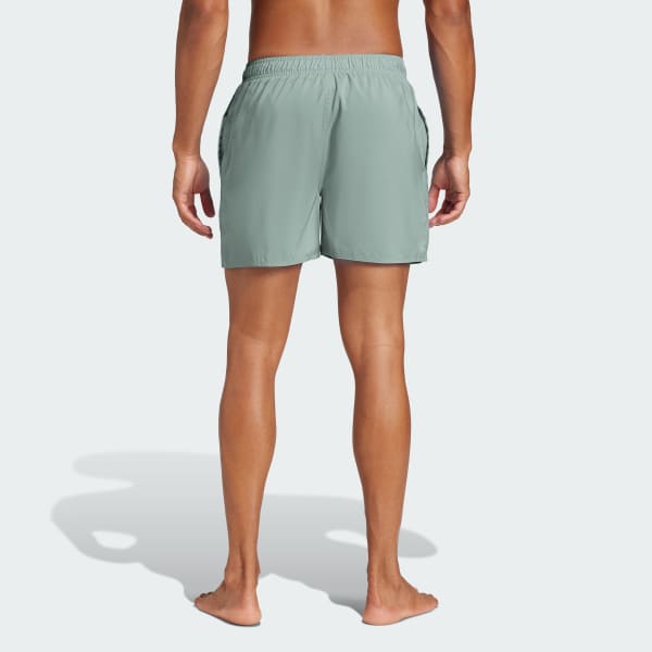 Πράσινο Solid CLX Short-Length Swim Shorts