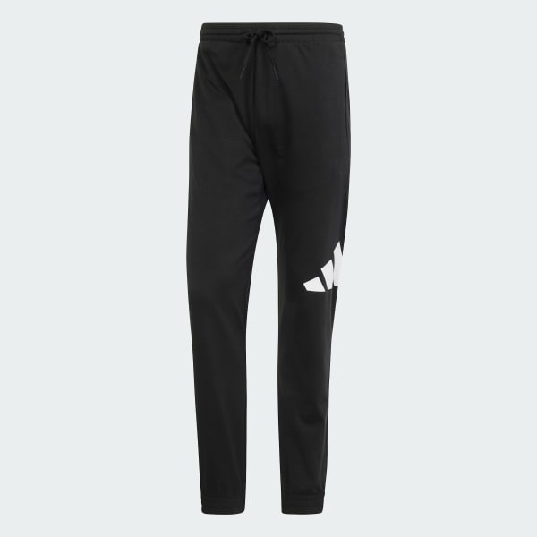 Black Essentials Big Logo Single Jersey Pants