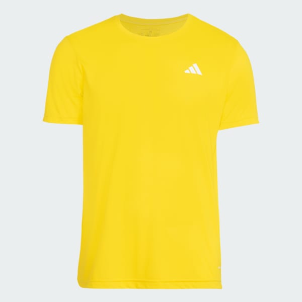Amarelo Camiseta Own The Run 3 Listras