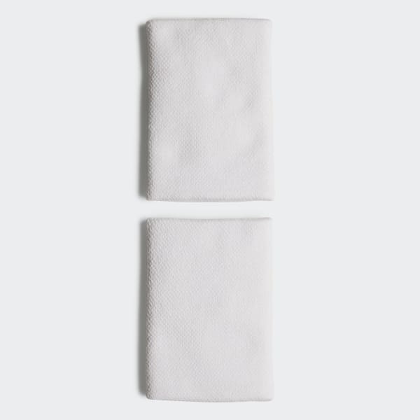 White Tennis Wristband Large