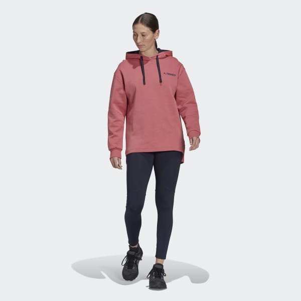 Red Terrex Logo Graphic Hoodie QG501