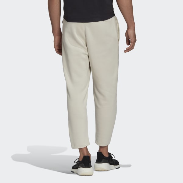 Beige Studio Lounge Fleece 7/8-Hose