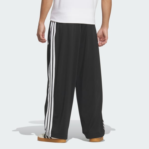 ブラック 軽パン トリコットトラックパンツ