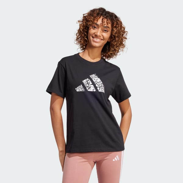 Negro Playera Camo Graphic