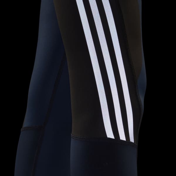 Azul Leggings de Running 7/8 3-Stripes Run Icons Marimekko