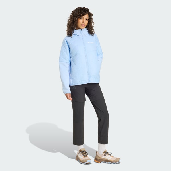 Azul Chaqueta con Capucha Híbrida Aislada Terrex Multi CLIMAWARM