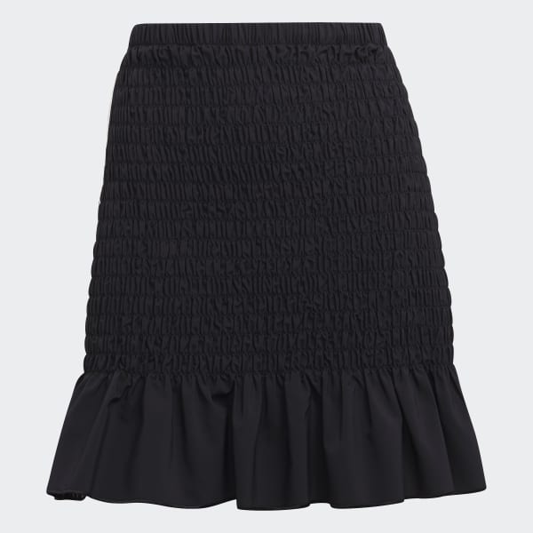 Black Smocked Skirt JIP28