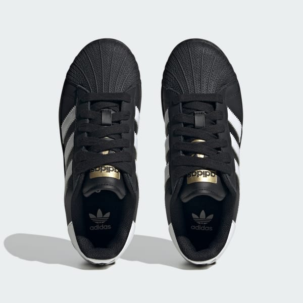 Rose gold adidas superstars junior hotsell