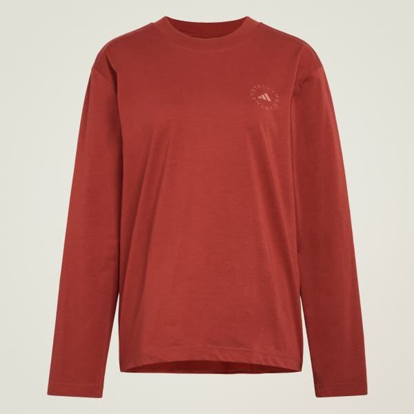Marron T-shirt manches longues adidas by Stella McCartney
