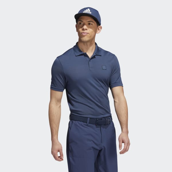 Adidas blue golf shirt store