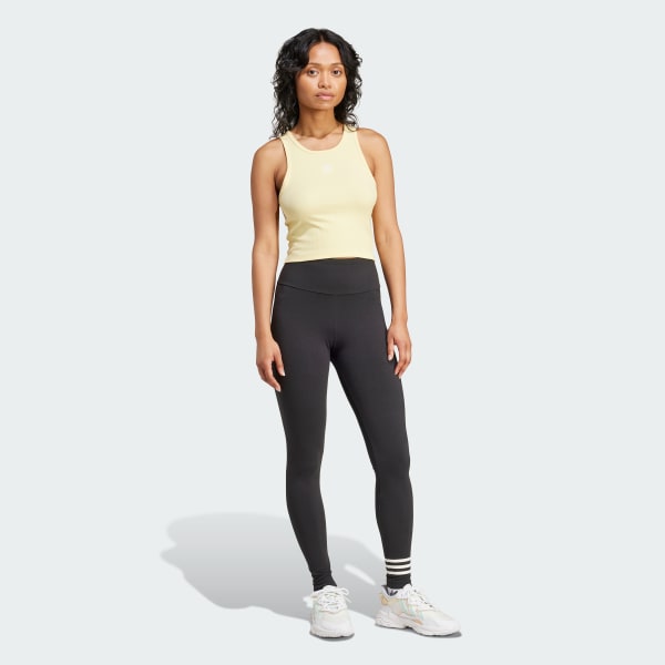 Yellow Essentials Ribbed Tank Top
