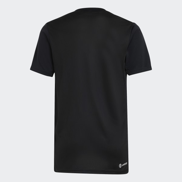 Black Train Essentials AEROREADY Logo Regular-Fit T-Shirt