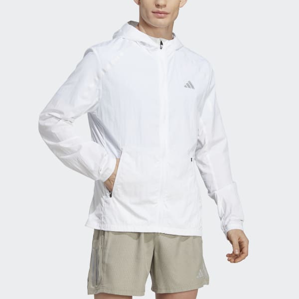 adidas Marathon Warm Up Jacket White adidas Thailand