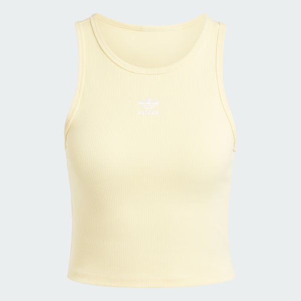 Yellow Essentials Ribbed Tank Top