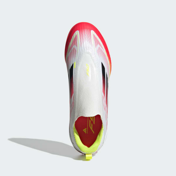 Vit F50 League Laceless Turf Fotbollsskor 