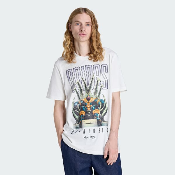 White Adidas_Marvel_Thanos Loose Tee Men