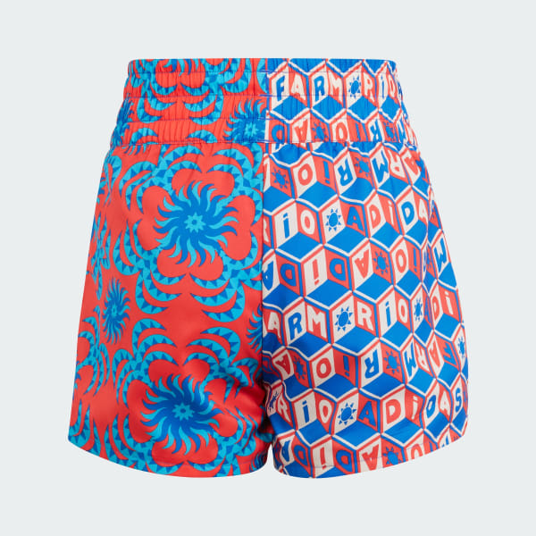 Azul Shorts Pacer adidas x Farm Rio Niños