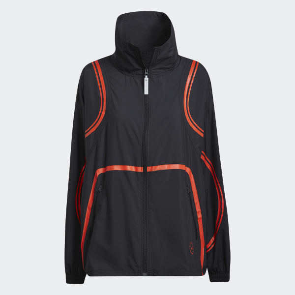 Schwarz adidas by Stella McCartney TruePace Woven Jacke