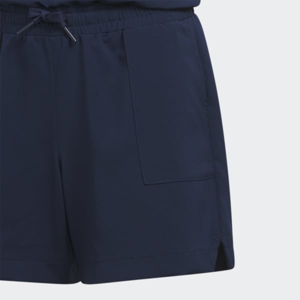 Bleu Combishort demi-zip