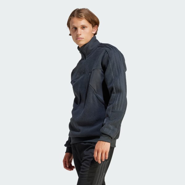 adidas Tiro Half-Zip Fleece Sweatshirt - Grau | adidas Deutschland