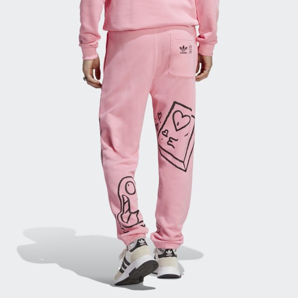 Pink adidas Originals x André Saraiva joggingbukser