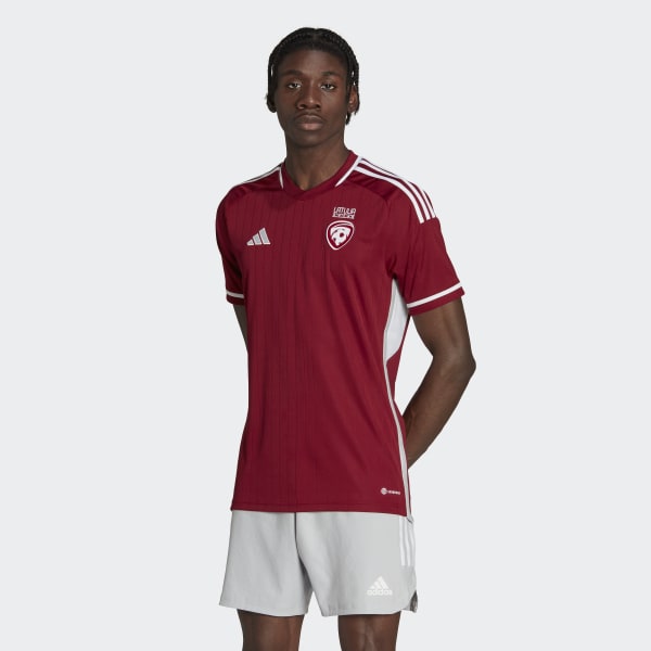 Red Latvia 22 Home Jersey D5606