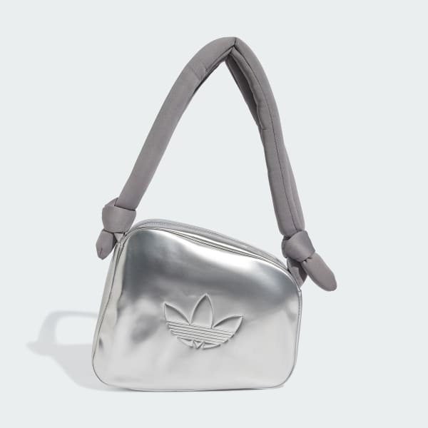 Silver Airline Bag