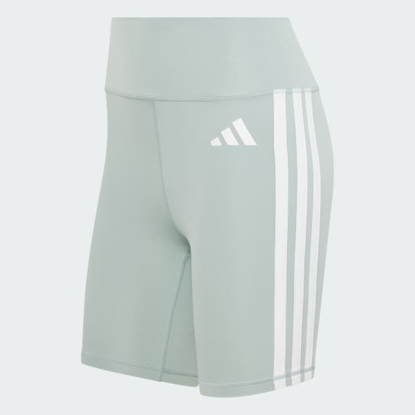 vert Leggings courts à 3 bandes Optime Essentials