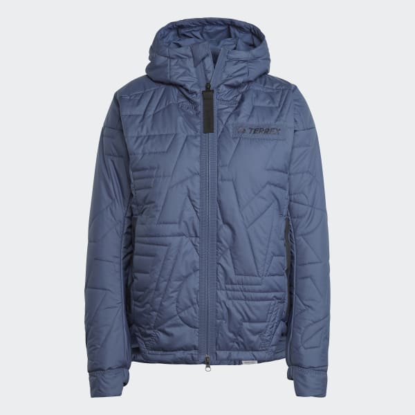 Blue Terrex MYSHELTER PrimaLoft Hooded Padded Jacket