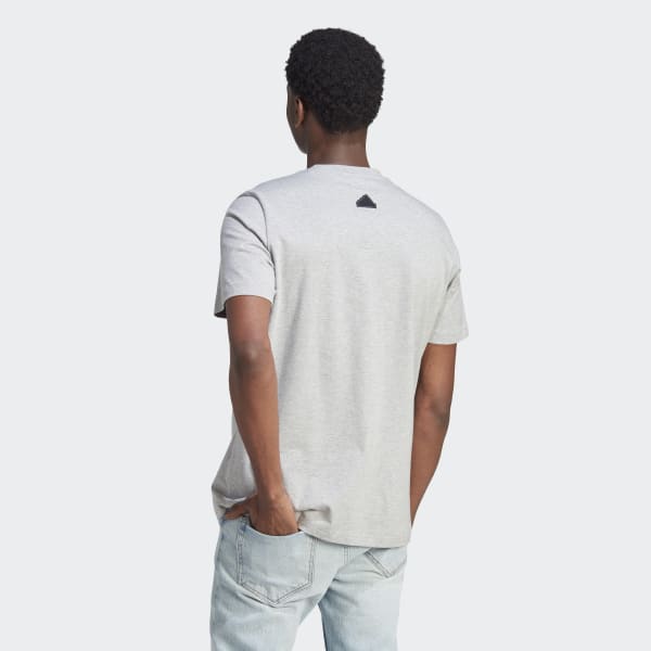 adidas Sportswear Future Icons Metallic T Shirt Grey adidas