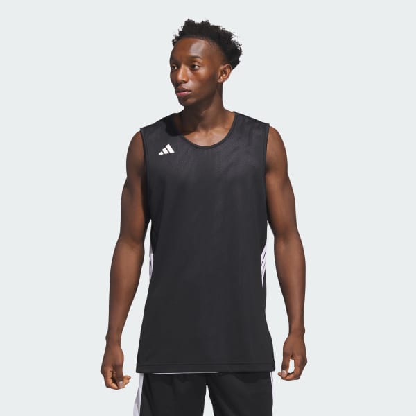 Negro Camiseta 3G Speed Reversible Basketball AEROREADY