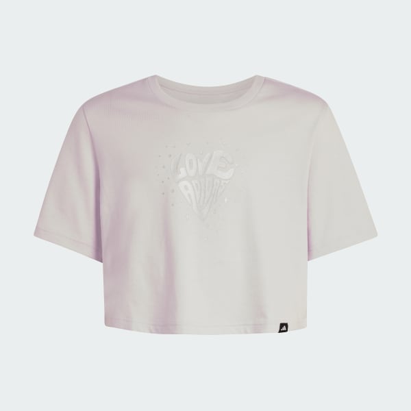 Roxo CAMISETA RECORTADA ESTAMPADA EVERYDAY GLAM INFANTIL