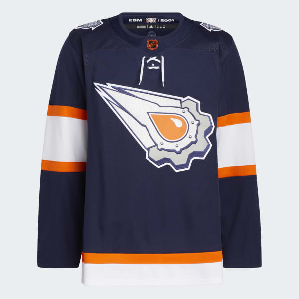 Oilers Authentic Reverse Retro Wordmark Jersey