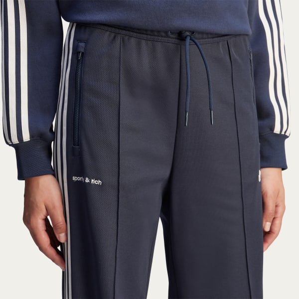 adidas x Sporty & Rich Track Pants - Blue | Free Shipping