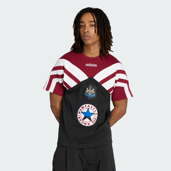 Svart Newcastle United FC 95/96 T-skjorte