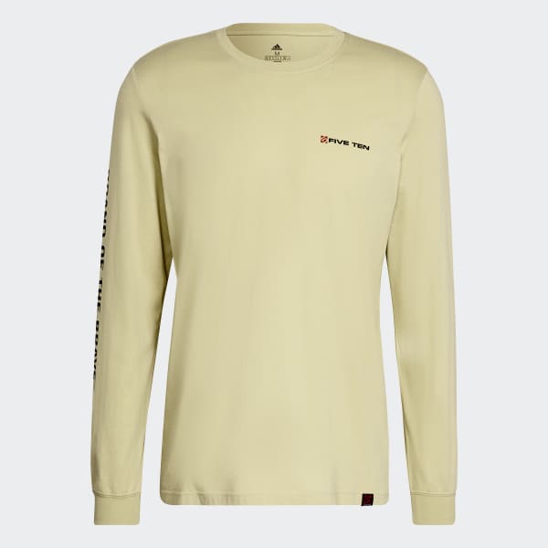 bézová Tričko Five Ten Graphic Long Sleeve